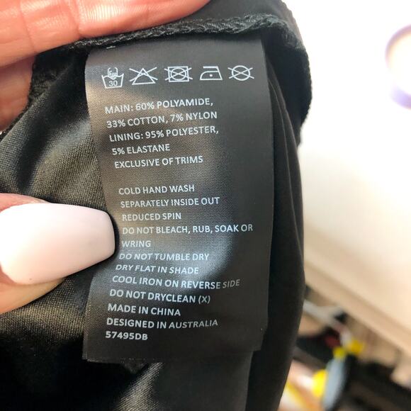 BARDOT Women's Cutout Lace Dress XL US 10 Black Long Sleeve NWT - Picture 15 of 15